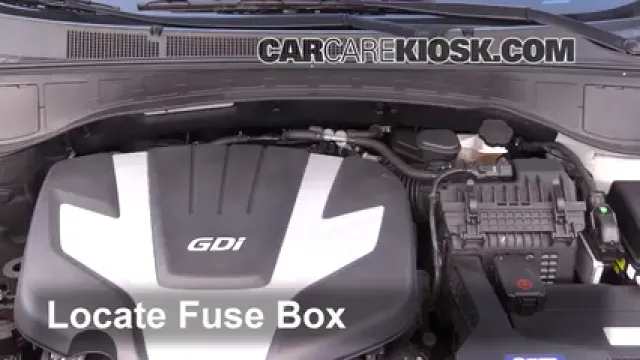 2017 Hyundai Santa Fe SE 3.3L V6 Fusible (motor) Cambio